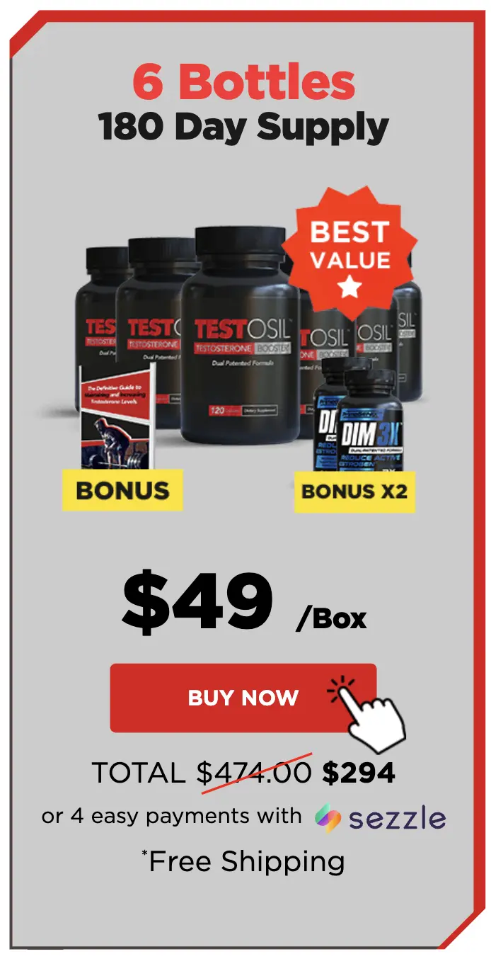 Testosil order six bottles