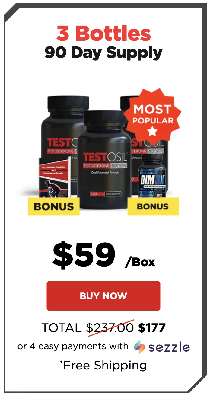 Testosil order three bottles